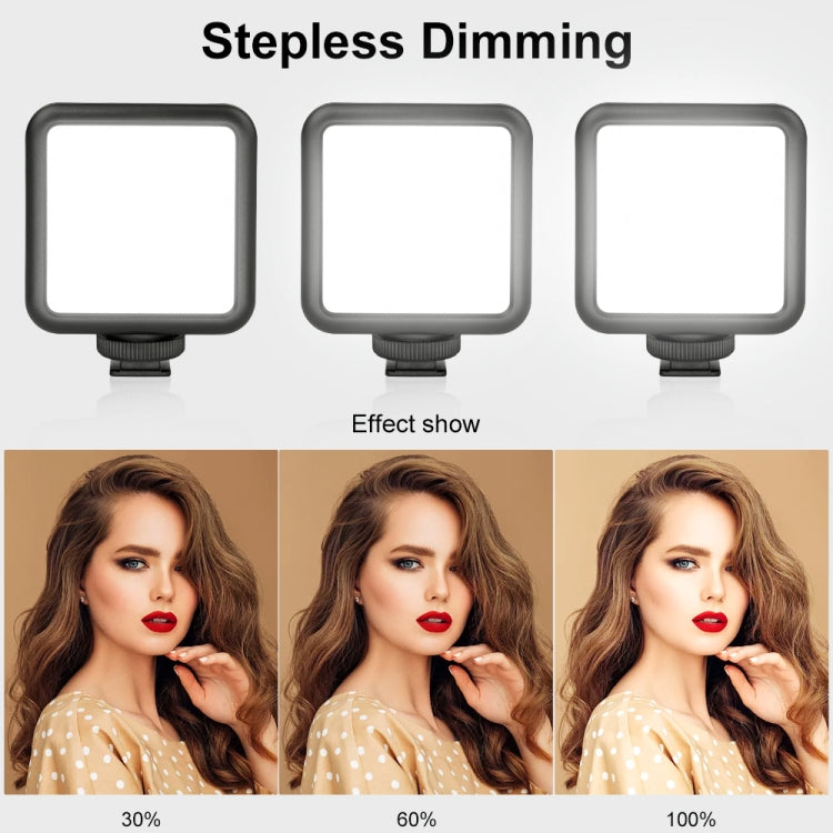 VLOGLITE W49S Mini Anneau Lumineux de Beauté à Luminosité Réglable pour Vidéo, Photographie et Diffusion en Direct