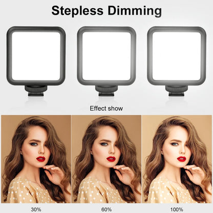 VLOGLITE W49S Mini Anneau Lumineux de Beauté à Luminosité Réglable pour Vidéo, Photographie et Diffusion en Direct