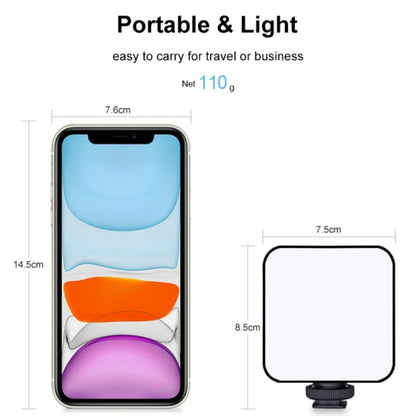 VLOGLITE W64RGB Lumière d'appoint LED RVB gradable 20 modes Lampe vidéo pour diffusion en direct