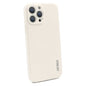 Pour iPhone 15 Pro, coque de téléphone antichoc souple en silicone liquide ENKAY (beige)