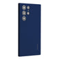 Pour Samsung Galaxy S24 Ultra 5G ENKAY Coque de Téléphone Souple Antichoc en Silicone Liquide (Bleu Foncé)