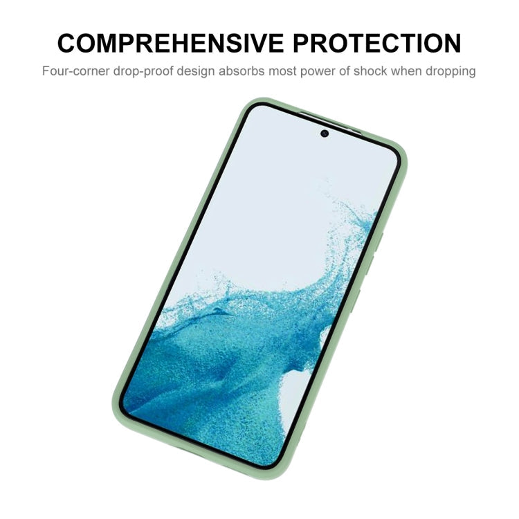 For Samsung Galaxy S24 5G ENKAY Liquid Silicone Soft Shockproof Phone Case(Beige)