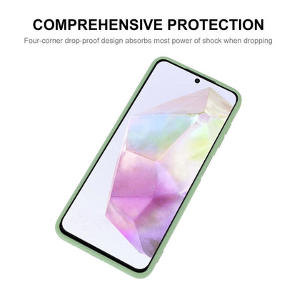 For Samsung Galaxy A55 ENKAY Liquid Silicone Soft Shockproof Phone Case(Beige)