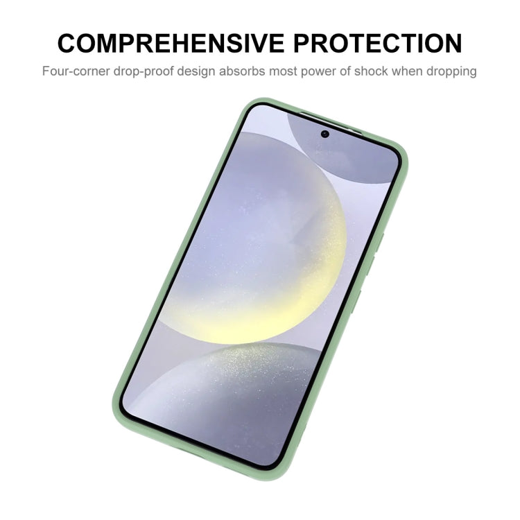 For Samsung Galaxy S25 5G ENKAY Liquid Silicone Soft Shockproof Phone Case(Black)