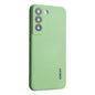 Pour Samsung Galaxy S25 5G ENKAY Coque de téléphone antichoc souple en silicone liquide (vert clair)