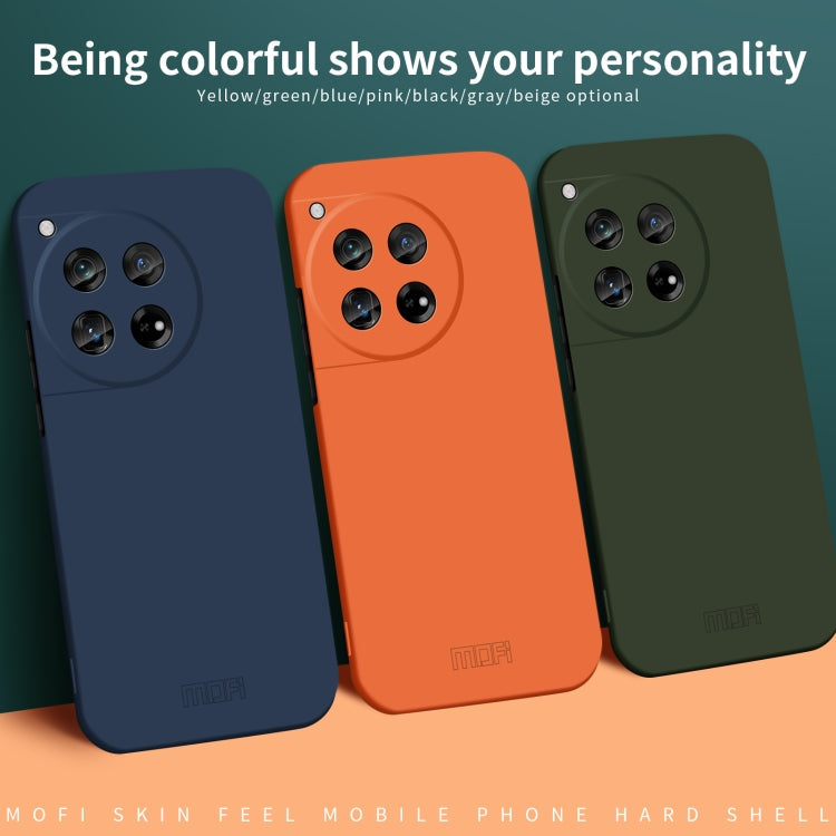For OnePlus 12 MOFI Qin Series Skin Feel All-inclusive PC Phone Case(Blue)