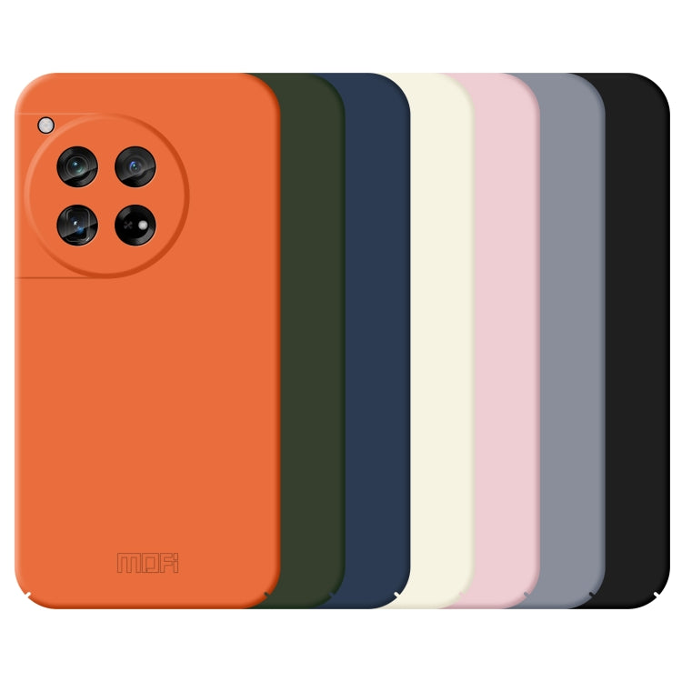 Pour la coque de téléphone PC tout compris MOFI Qin Series Skin Feel pour OnePlus 12 (gris)