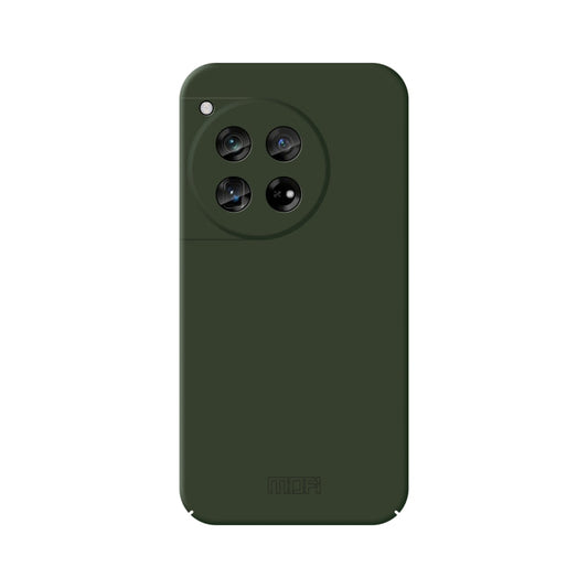 Pour OnePlus 12 Étui de téléphone en PC tout compris MOFI Qin Series (Vert)