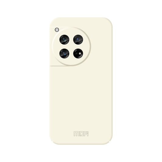 For OnePlus 12 MOFI Qin Series Skin Feel All-inclusive PC Phone Case(Beige)