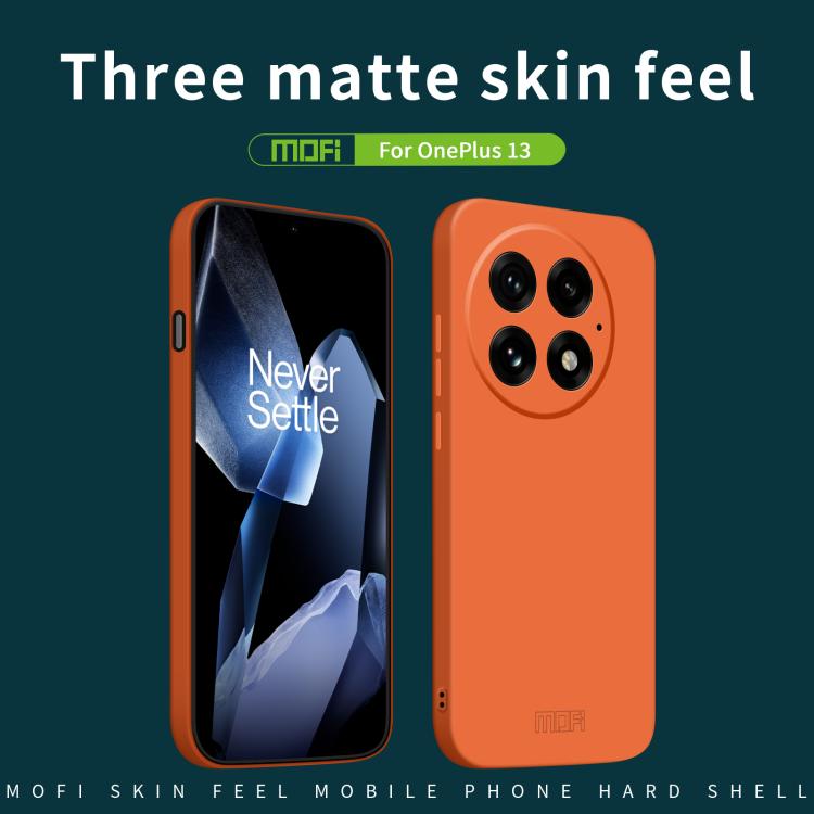 For OnePlus 13 MOFI Qin Series Skin Feel All-inclusive PC Phone Case(Black)