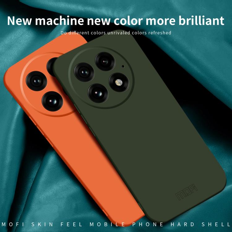 For OnePlus 13 MOFI Qin Series Skin Feel All-inclusive PC Phone Case(Black)