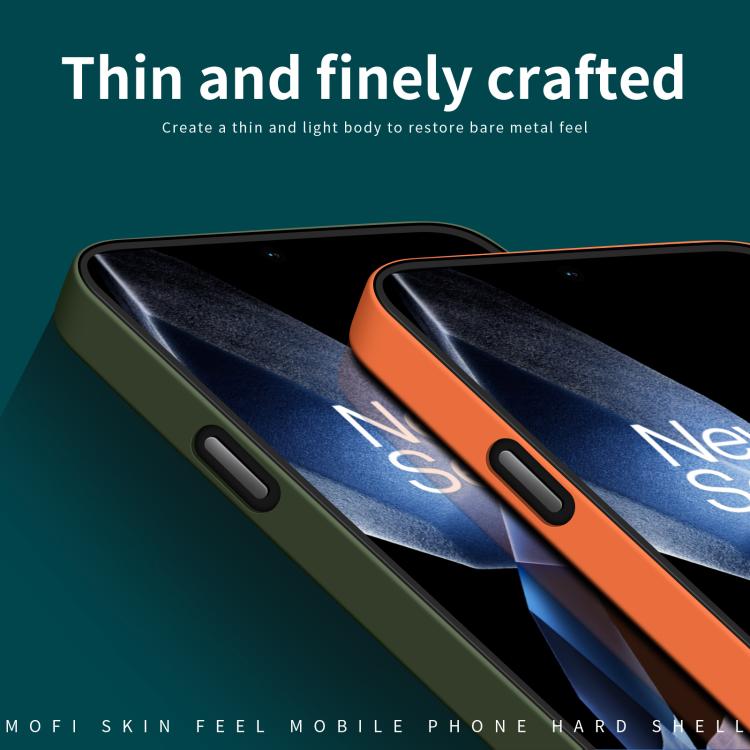 For OnePlus 13 MOFI Qin Series Skin Feel All-inclusive PC Phone Case(Black)