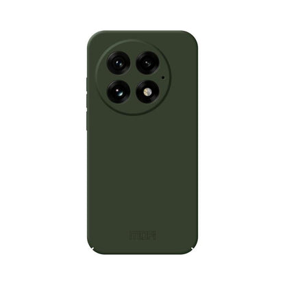 Pour OnePlus 13 Étui de Téléphone PC Tout Compris au Toucher Doux Série MOFI Qin (Vert)