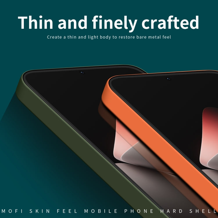 For Meizu 21 Pro MOFI Qin Series Skin Feel All-inclusive PC Phone Case(Black)