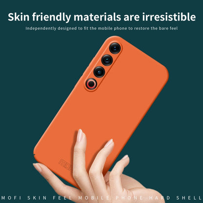 For Meizu 21 Pro MOFI Qin Series Skin Feel All-inclusive PC Phone Case(Orange)