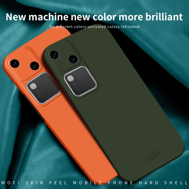 For vivo S18 MOFI Qin Series Skin Feel All-inclusive PC Phone Case(Gray)