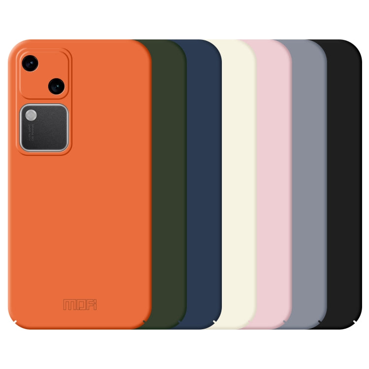 For vivo S18 MOFI Qin Series Skin Feel All-inclusive PC Phone Case(Gray)