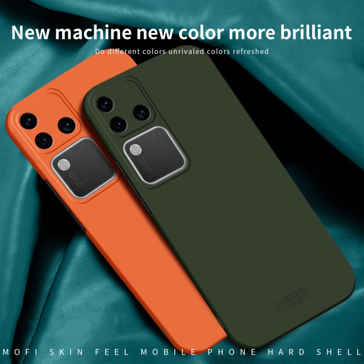 For vivo S18 Pro MOFI Qin Series Skin Feel All-inclusive PC Phone Case(Beige)
