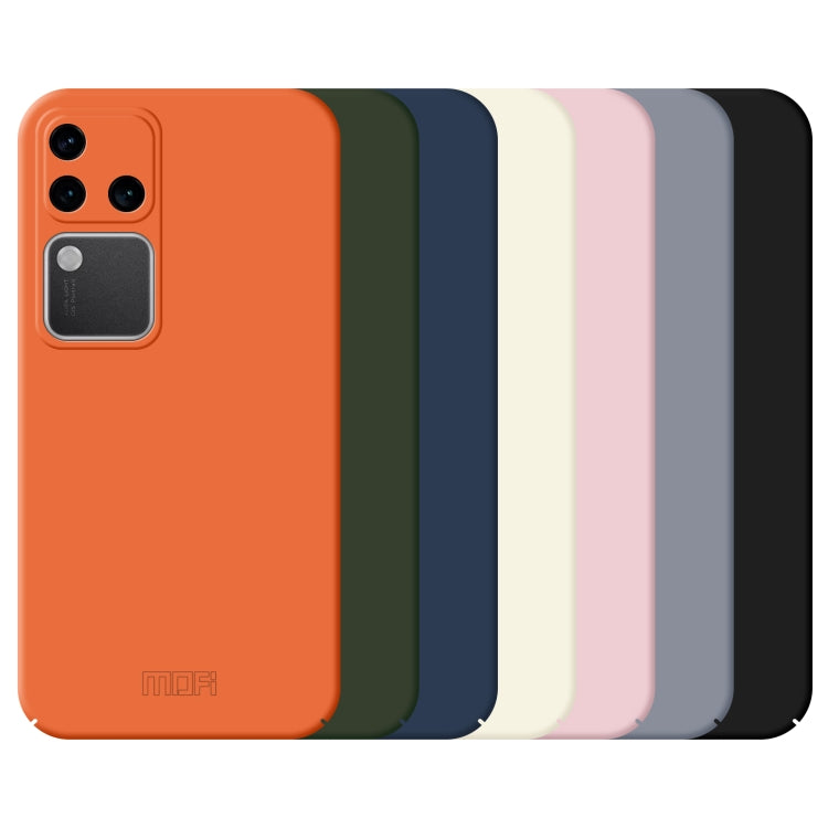 For vivo S18 Pro MOFI Qin Series Skin Feel All-inclusive PC Phone Case(Beige)