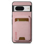 For Google Pixel 8 Suteni H02 Litchi Leather Card Wallet Stand Back Phone Case(Pink)