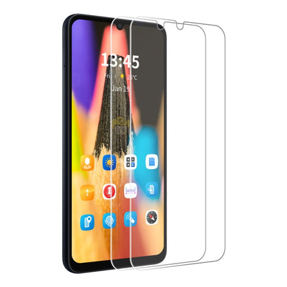 For Huawei Enjoy 70z / nova Y72 2pcs ENKAY 9H Big Arc Edge High Aluminum-silicon Tempered Glass Film