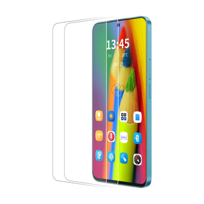 For Huawei nova 13 2pcs ENKAY 9H Big Arc Edge High Aluminum-silicon Tempered Glass Film