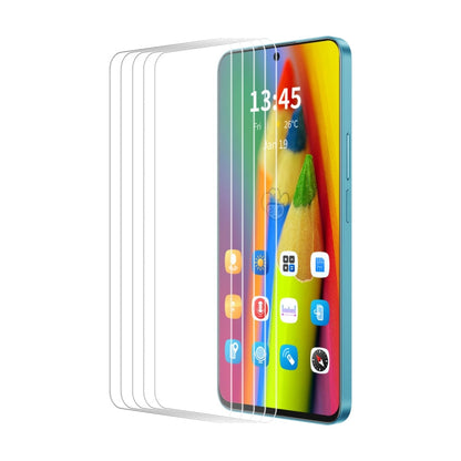 Pour Huawei nova 11i 5 films de protection en verre trempé ENKAY 9H Grande courbure 9H en aluminium-silicium