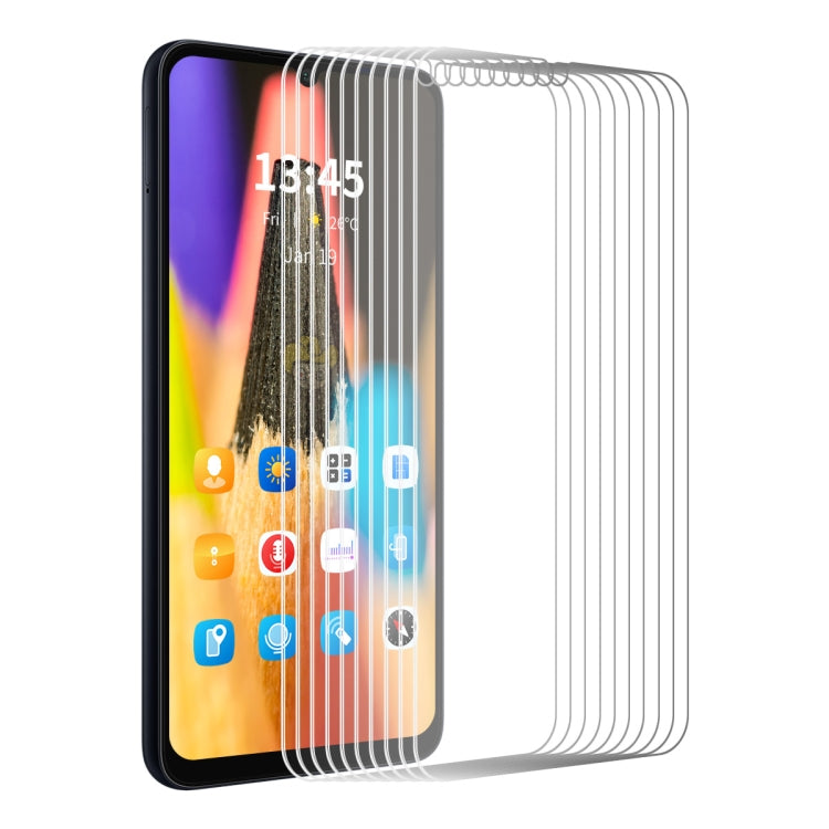 For Huawei Enjoy 70z / nova Y72 10pcs ENKAY 9H Big Arc Edge High Aluminum-silicon Tempered Glass Film