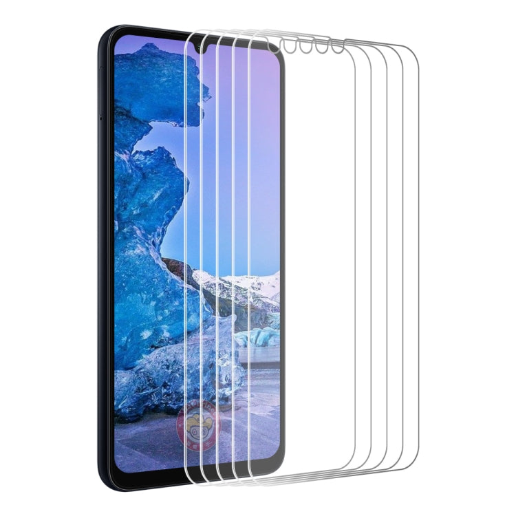 For Honor Play 40 5pcs ENKAY 9H Big Arc Edge High Aluminum-silicon Tempered Glass Film