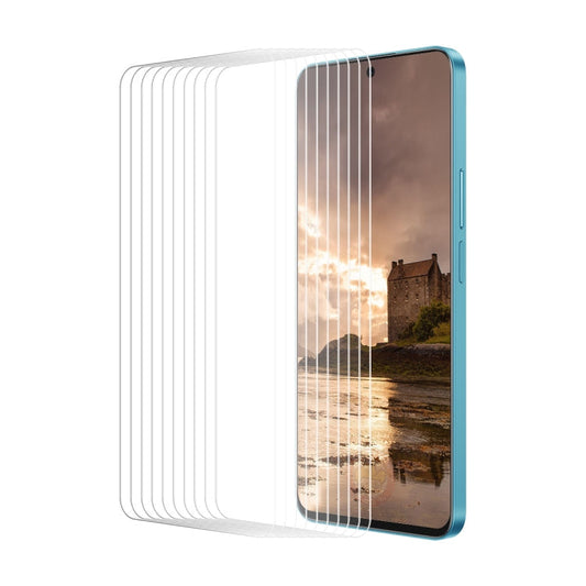 Pour Honor Play 8T 10pcs ENKAY 9H Grand Arc Bord Film en Verre Trempé Haute Aluminosilicate