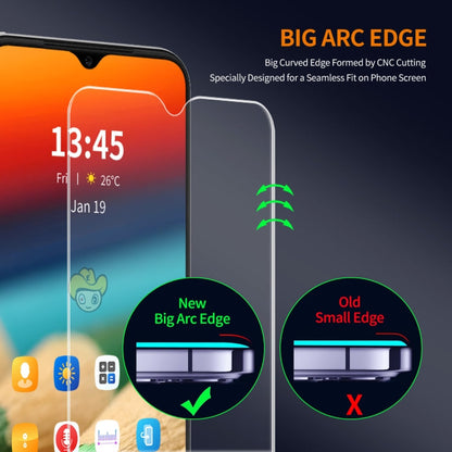 For vivo Y35 4G / 5G ENKAY 9H Big Arc Edge High Aluminum-silicon Tempered Glass Film