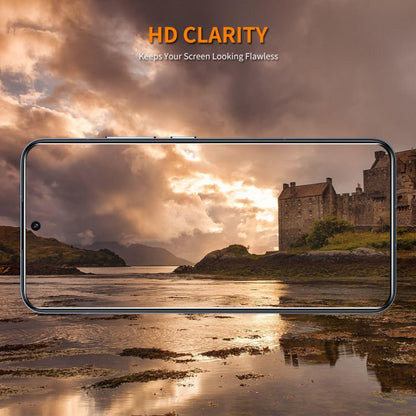 For vivo iQOO Z7x 10pcs ENKAY 9H Big Arc Edge High Aluminum-silicon Tempered Glass Film