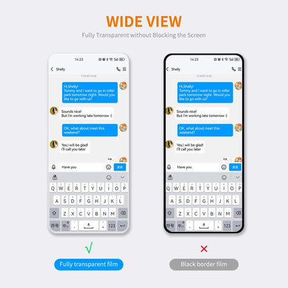 For Realme 11x ENKAY 9H Big Arc Edge High Aluminum-silicon Tempered Glass Film