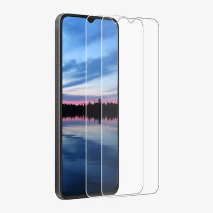 Pour Nokia C210 2pcs ENKAY Film en verre trempé 9H Big Arc Edge haute teneur en aluminium-silicium