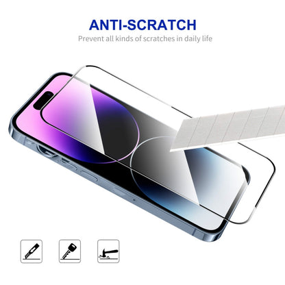 For iPhone 14 Pro ENKAY Easy Install High Alumina Silicon Full Glass Film