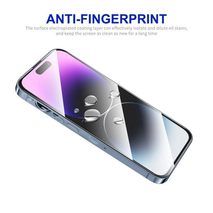 For iPhone 14 Pro ENKAY Easy Install High Alumina Silicon Full Glass Film