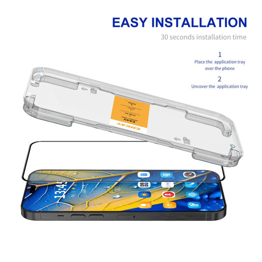 For Honor X60i ENKAY Easy Install High Alumina Silicon Full Glass Film