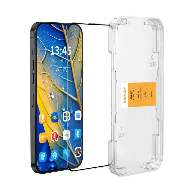 For Motorola Moto G55 5G ENKAY Easy Install High Alumina Silicon Full Glass Film