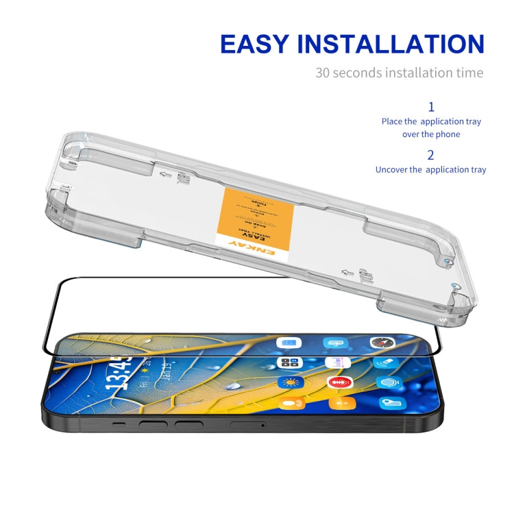 For Motorola Moto G55 5G ENKAY Easy Install High Alumina Silicon Full Glass Film