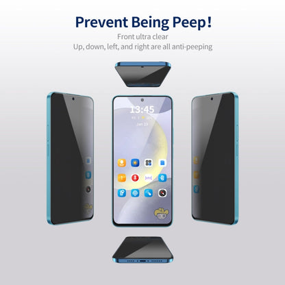For Samsung Galaxy S23 5G ENKAY Hat-Prince 360 Degree Anti-peeping Privacy Full Screen Tempered Glass Film