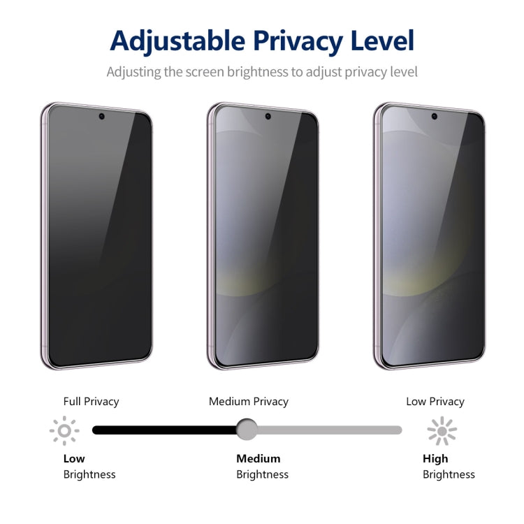For Samsung Galaxy S23 5G ENKAY Hat-Prince 360 Degree Anti-peeping Privacy Full Screen Tempered Glass Film
