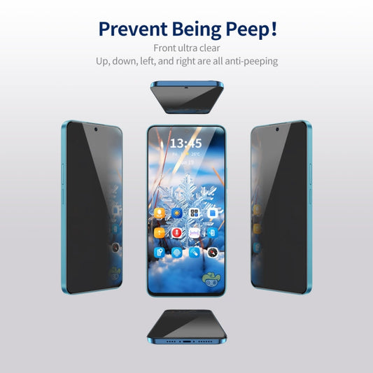 Pour Samsung Galaxy F54 2pcs Film de protection d'écran en verre trempé anti-espionnage ENKAY Hat-Prince 360 degrés