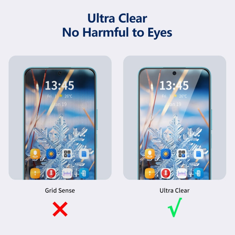 For Samsung Galaxy F54 2pcs ENKAY Hat-Prince 360 Degree Anti-peeping Privacy Full Screen Tempered Glass Film