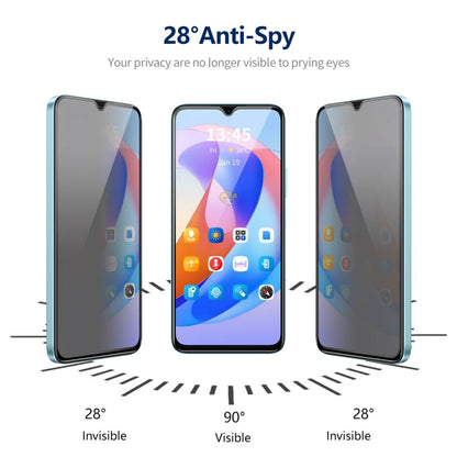 For Samsung Galaxy A24 5G 2pcs ENKAY Hat-Prince 360 Degree Anti-peeping Privacy Full Screen Tempered Glass Film