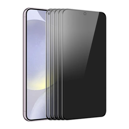 Pour Samsung Galaxy S24+ 5G 5 films en verre trempé ENKAY Hat-Prince anti-espion 360 degrés à écran complet