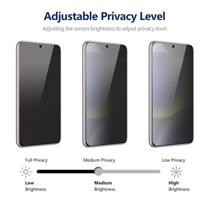 For Samsung Galaxy S23 5G 5pcs ENKAY Hat-Prince 360 Degree Anti-peeping Privacy Full Screen Tempered Glass Film