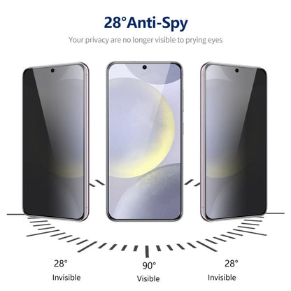 For Samsung Galaxy S23 5G 5pcs ENKAY Hat-Prince 360 Degree Anti-peeping Privacy Full Screen Tempered Glass Film