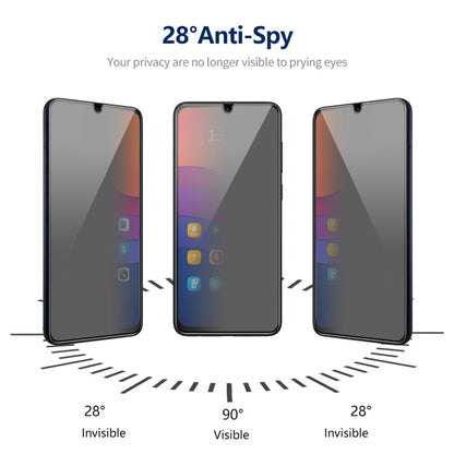 For Samsung Galaxy A15 4G / 5G 5pcs ENKAY Hat-Prince 360 Degree Anti-peeping Privacy Full Screen Tempered Glass Film