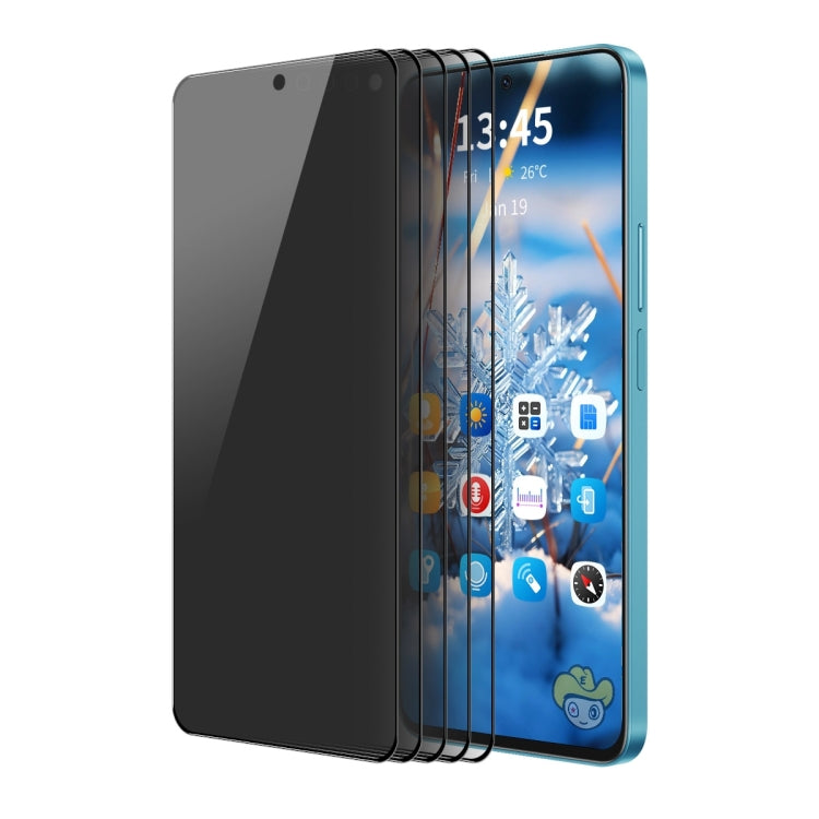 For Samsung Galaxy A54 5G 5pcs ENKAY Hat-Prince 360 Degree Anti-peeping Privacy Full Screen Tempered Glass Film