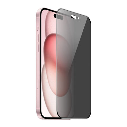 Pour iPhone 15 Film en Verre Trempé Anti-espionnage Intégral 360 Degrés ENKAY Hat-Prince